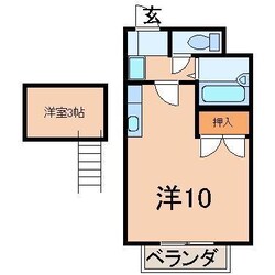 カーサ腰浜の物件間取画像